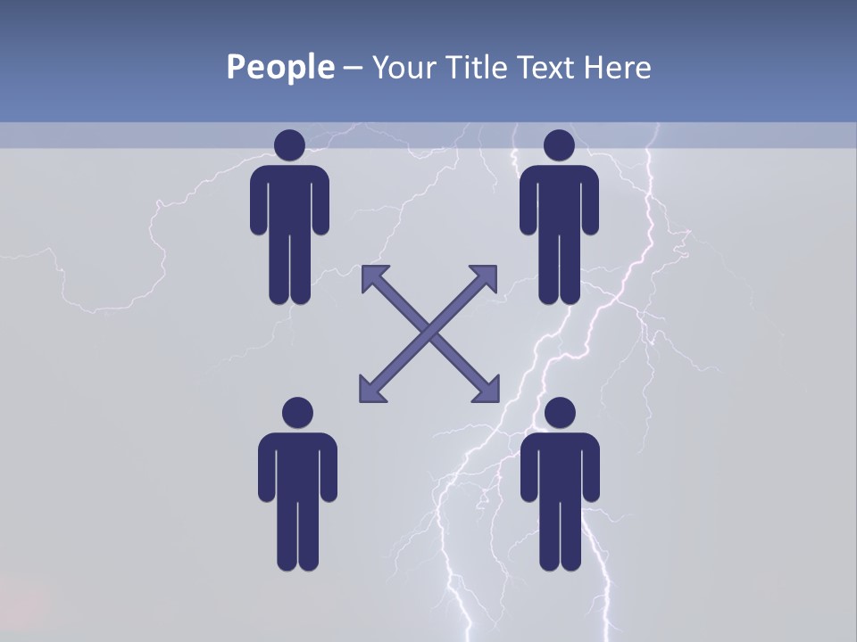 Thunderstorm In The City PowerPoint Template