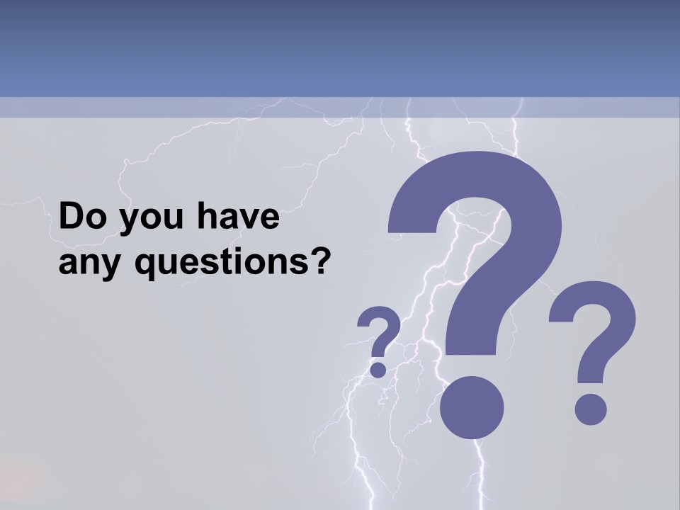 Thunderstorm In The City PowerPoint Template