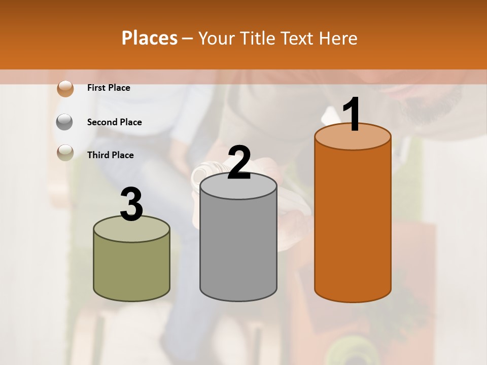 A Man And Woman Sitting On A Couch In A Living Room PowerPoint Template