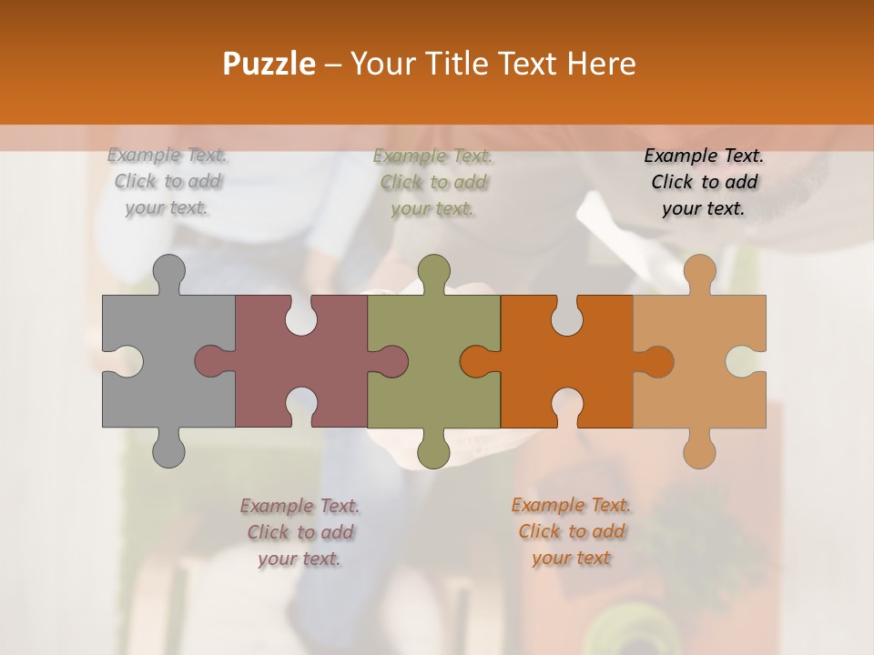 A Man And Woman Sitting On A Couch In A Living Room PowerPoint Template