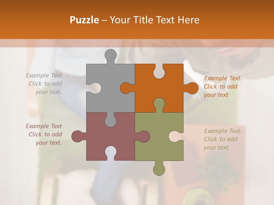 A Man And Woman Sitting On A Couch In A Living Room PowerPoint Template