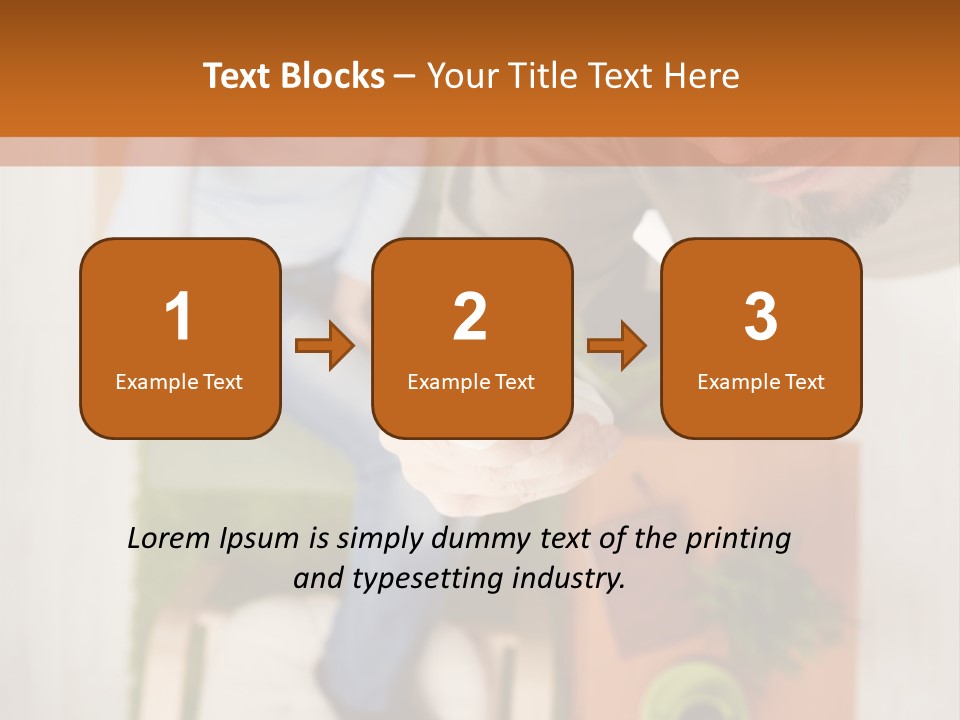 A Man And Woman Sitting On A Couch In A Living Room PowerPoint Template