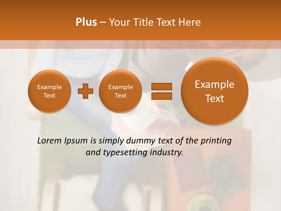 A Man And Woman Sitting On A Couch In A Living Room PowerPoint Template