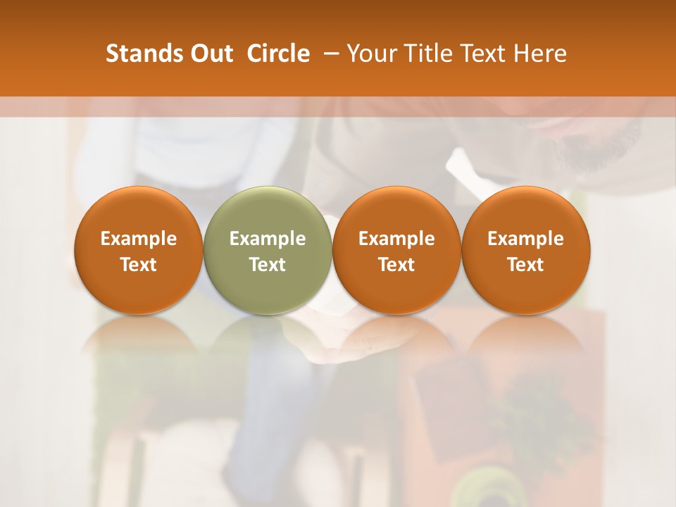 A Man And Woman Sitting On A Couch In A Living Room PowerPoint Template