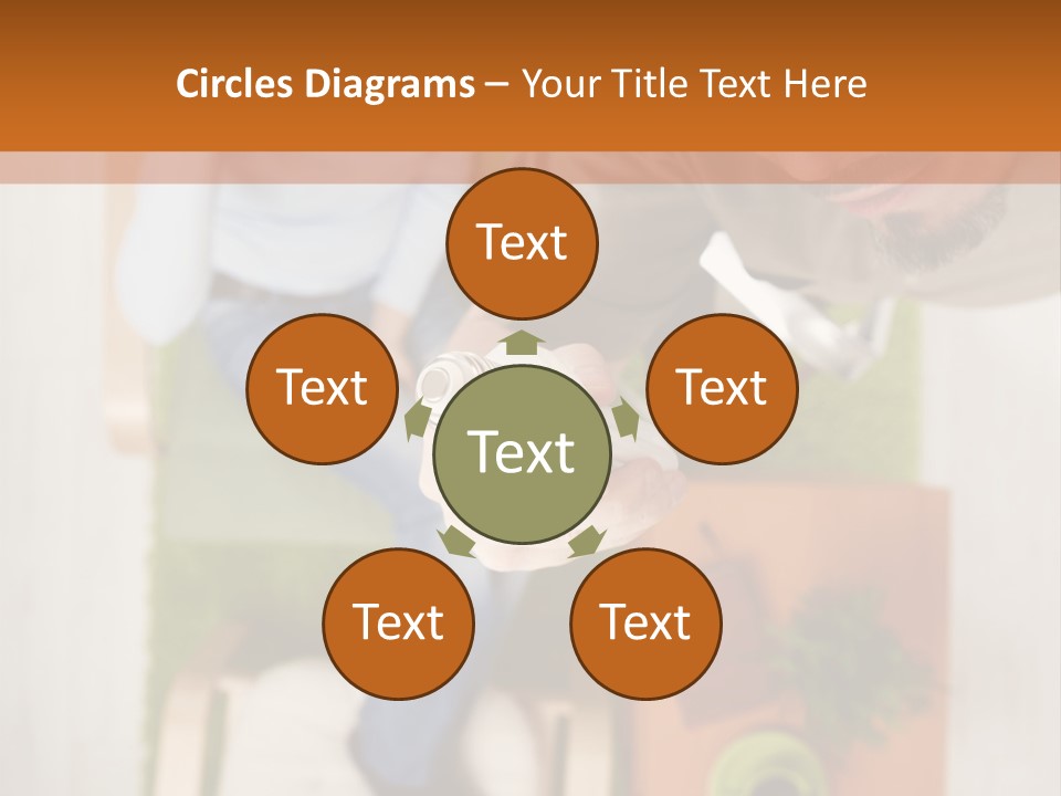 A Man And Woman Sitting On A Couch In A Living Room PowerPoint Template