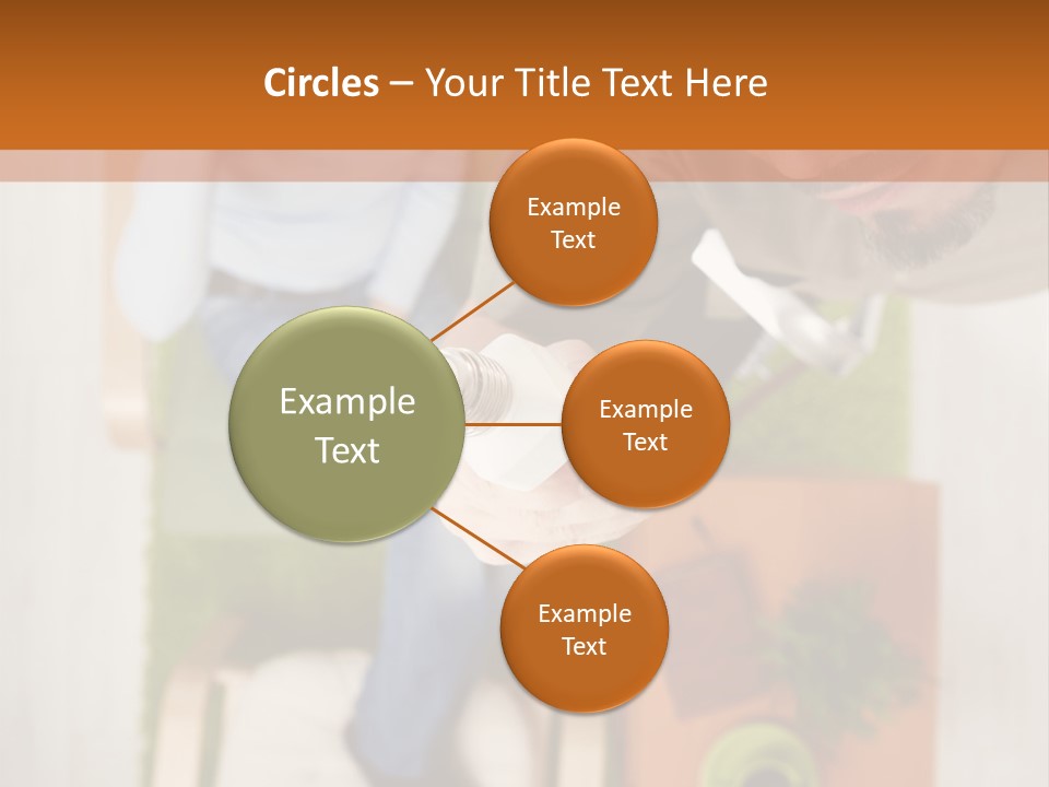 A Man And Woman Sitting On A Couch In A Living Room PowerPoint Template