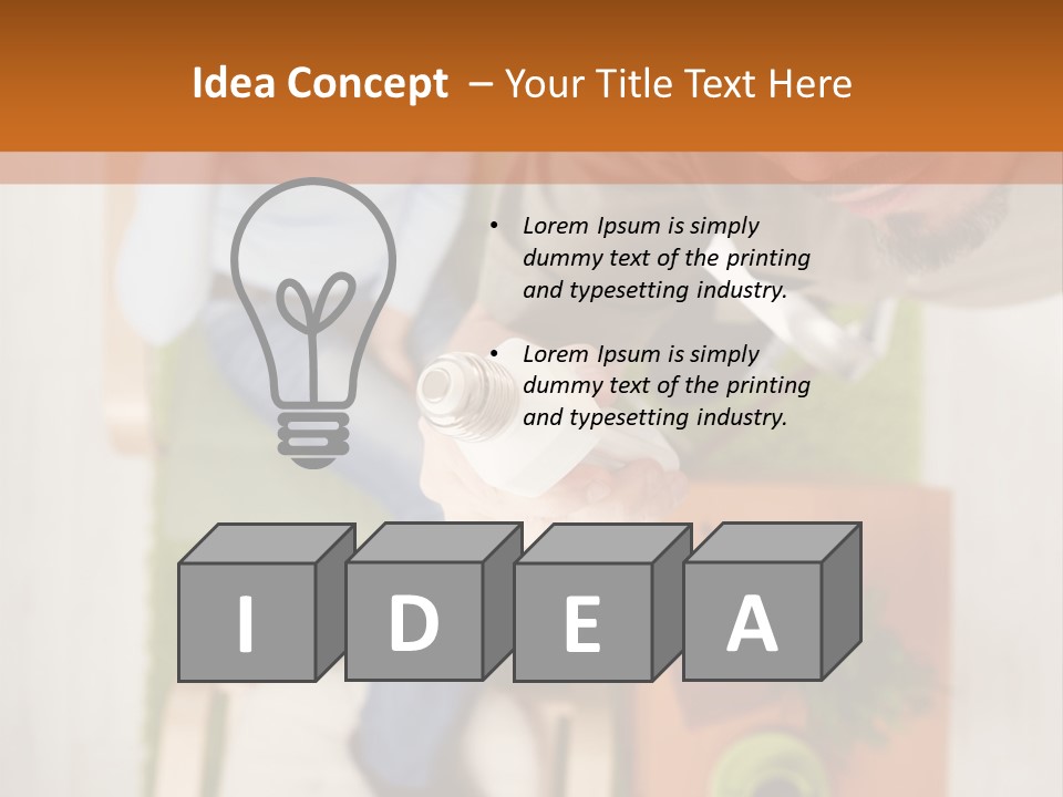 A Man And Woman Sitting On A Couch In A Living Room PowerPoint Template