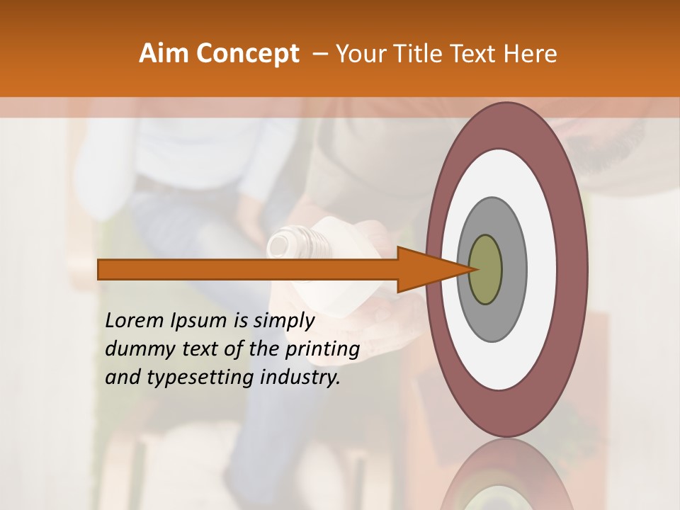 A Man And Woman Sitting On A Couch In A Living Room PowerPoint Template