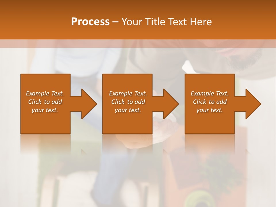 A Man And Woman Sitting On A Couch In A Living Room PowerPoint Template