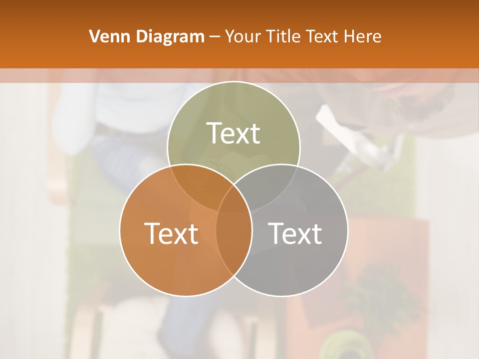 A Man And Woman Sitting On A Couch In A Living Room PowerPoint Template