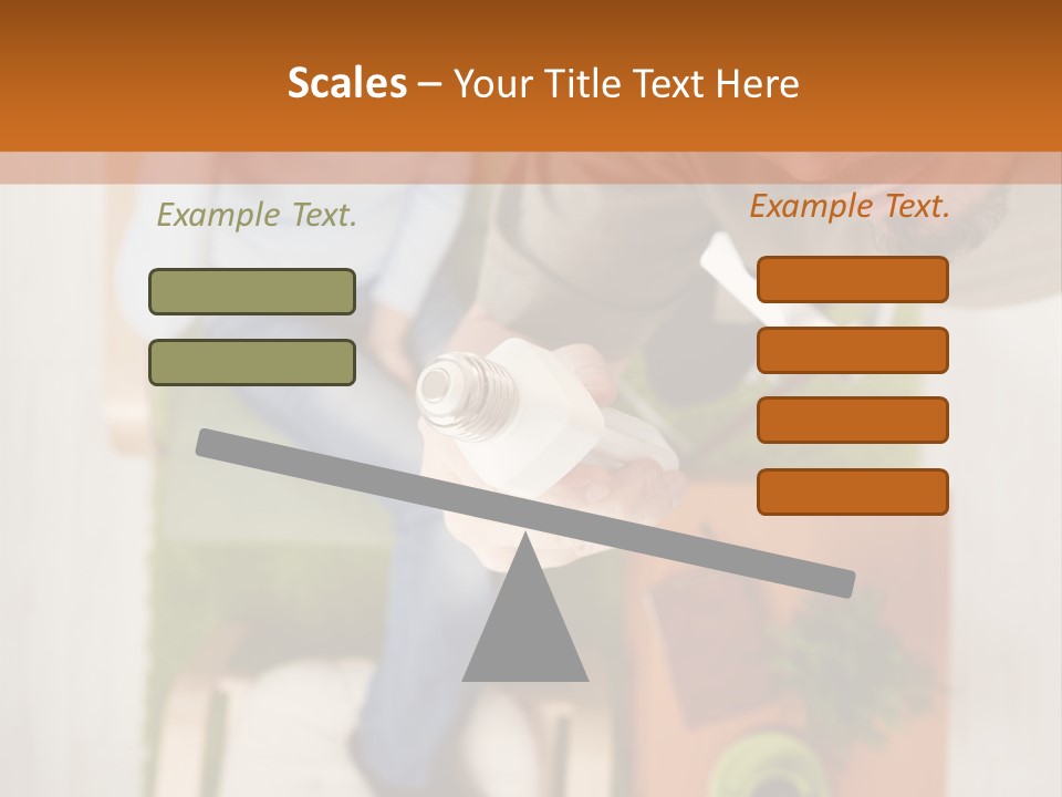 A Man And Woman Sitting On A Couch In A Living Room PowerPoint Template