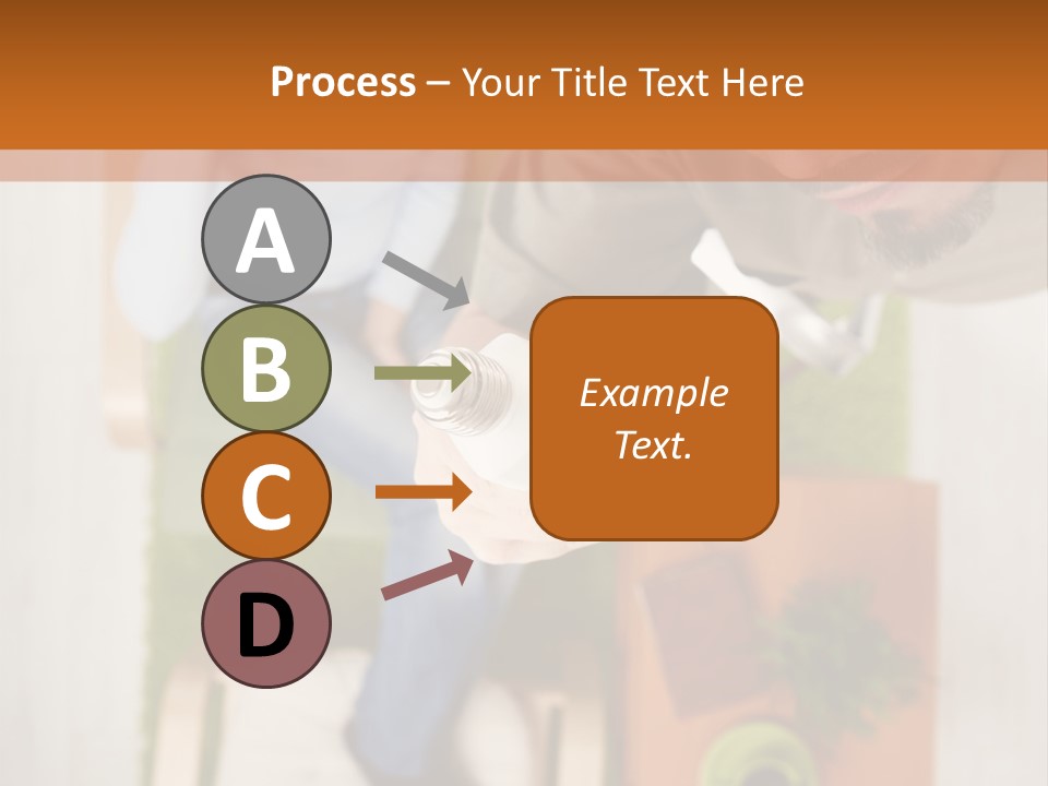 A Man And Woman Sitting On A Couch In A Living Room PowerPoint Template