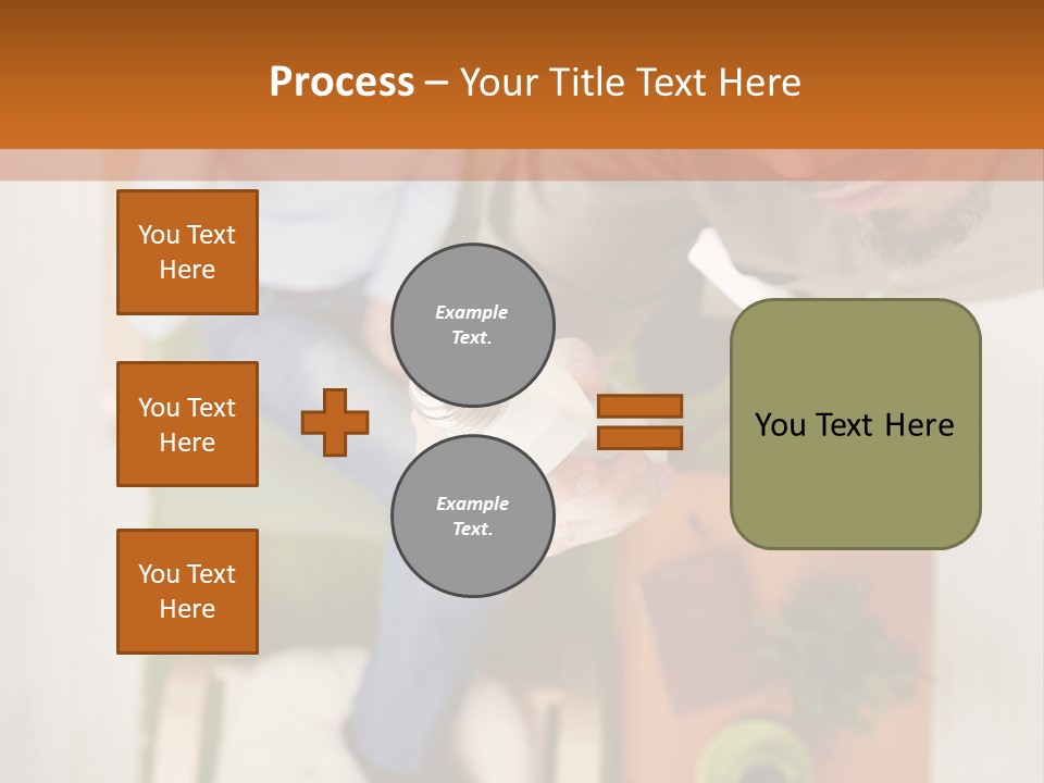 A Man And Woman Sitting On A Couch In A Living Room PowerPoint Template