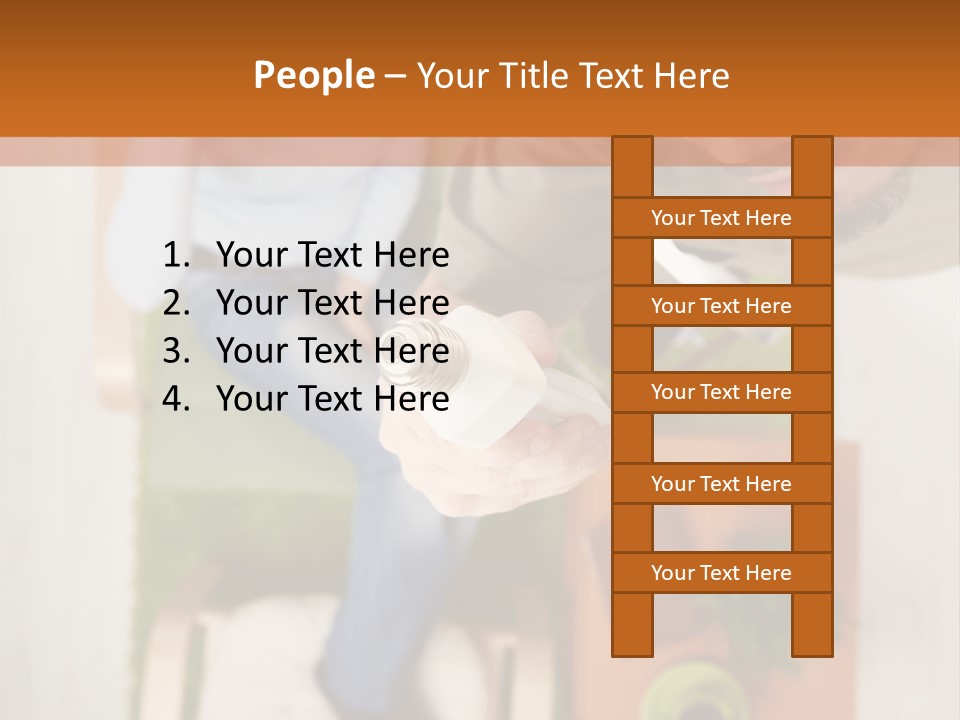 A Man And Woman Sitting On A Couch In A Living Room PowerPoint Template