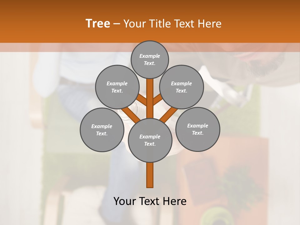 A Man And Woman Sitting On A Couch In A Living Room PowerPoint Template