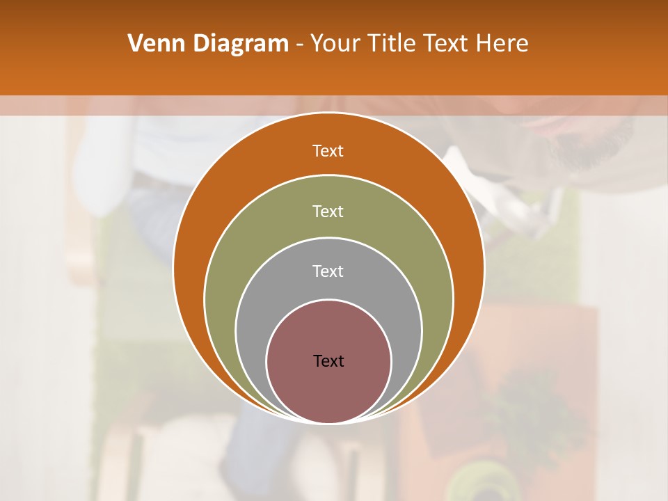 A Man And Woman Sitting On A Couch In A Living Room PowerPoint Template