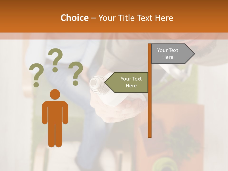 A Man And Woman Sitting On A Couch In A Living Room PowerPoint Template