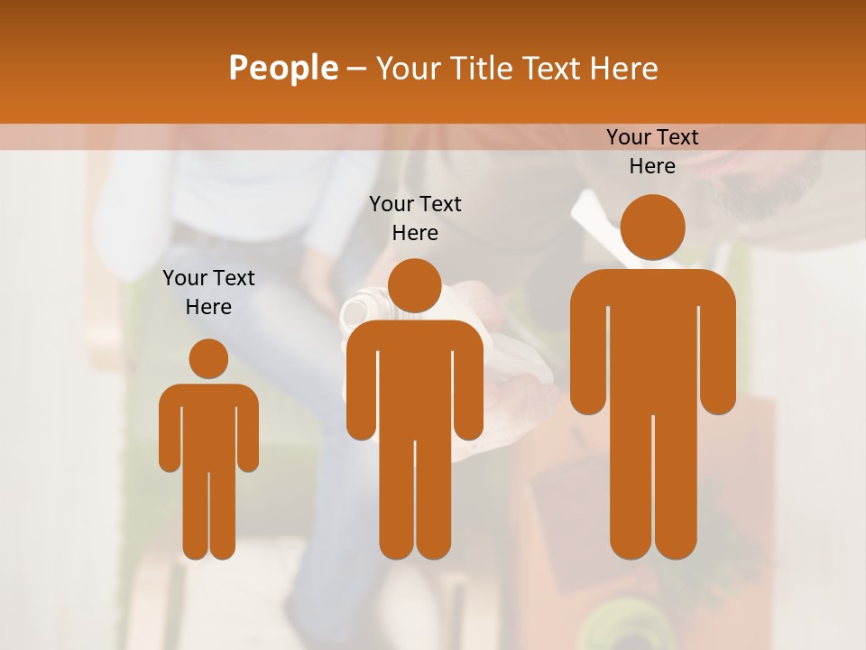 A Man And Woman Sitting On A Couch In A Living Room PowerPoint Template