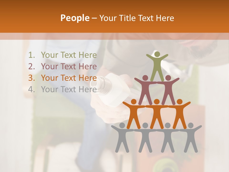 A Man And Woman Sitting On A Couch In A Living Room PowerPoint Template