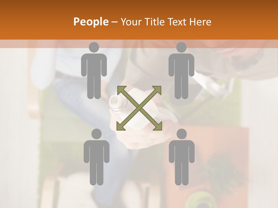 A Man And Woman Sitting On A Couch In A Living Room PowerPoint Template