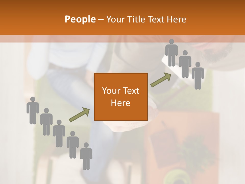 A Man And Woman Sitting On A Couch In A Living Room PowerPoint Template