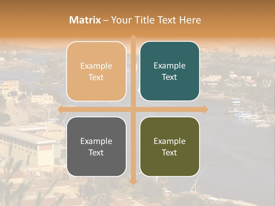 A Large Body Of Water Surrounded By Mountains PowerPoint Template