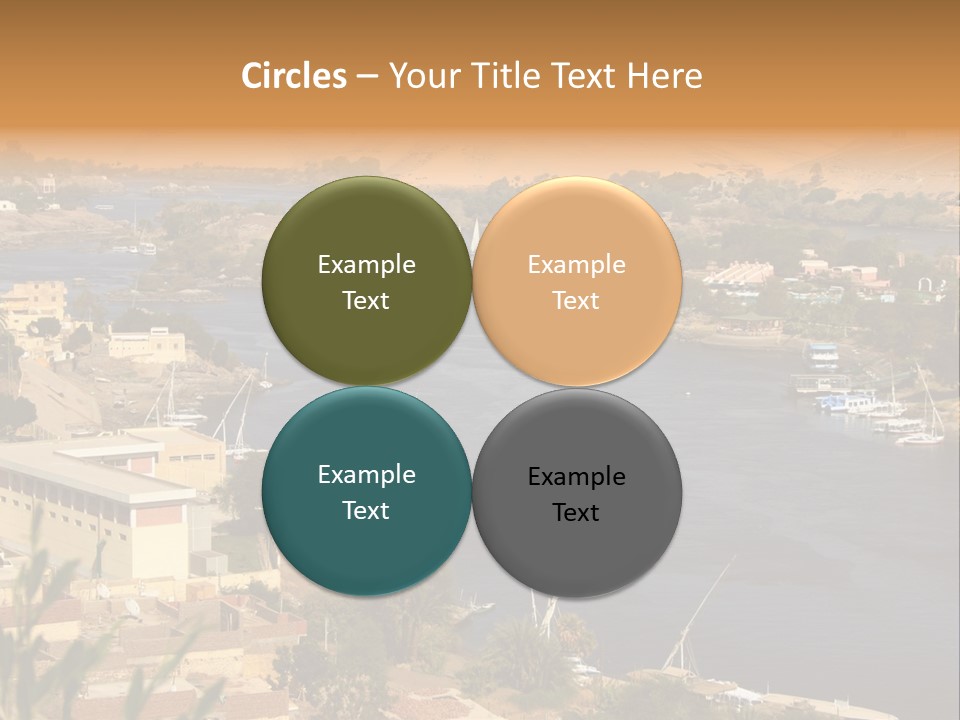 A Large Body Of Water Surrounded By Mountains PowerPoint Template