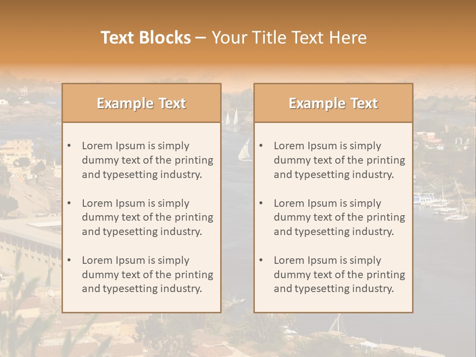 A Large Body Of Water Surrounded By Mountains PowerPoint Template