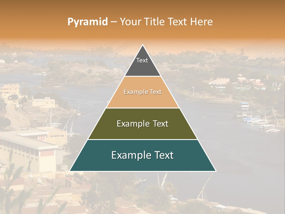 A Large Body Of Water Surrounded By Mountains PowerPoint Template