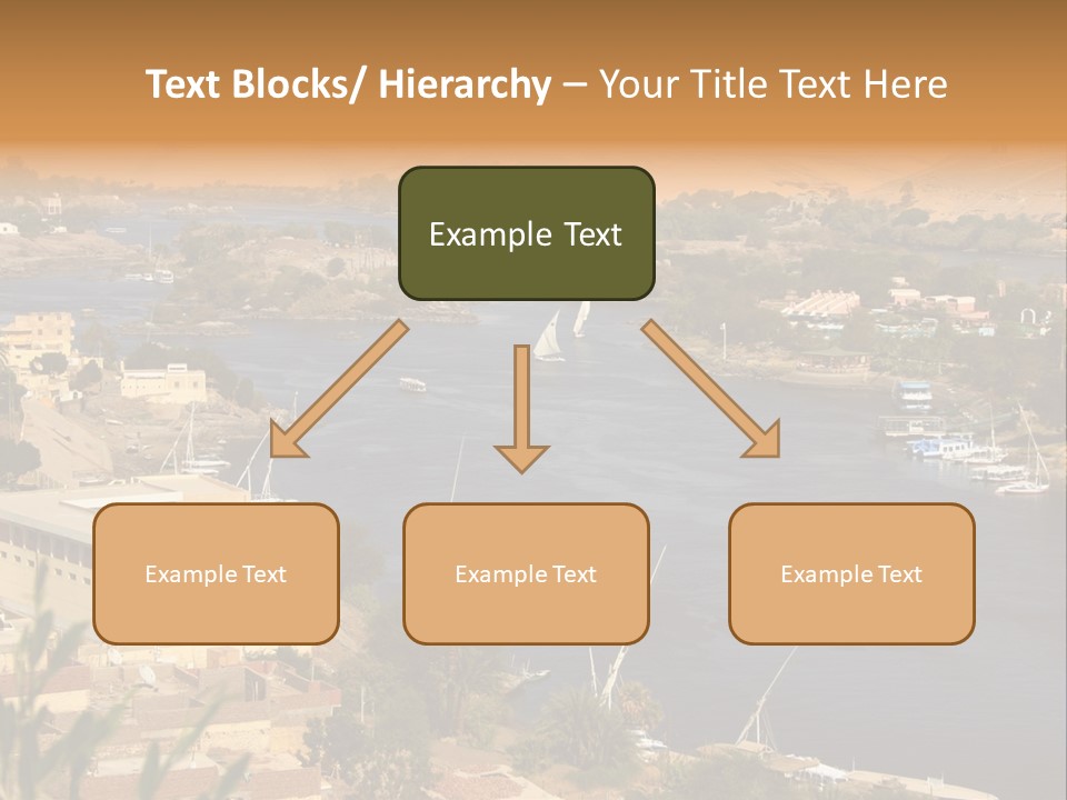 A Large Body Of Water Surrounded By Mountains PowerPoint Template