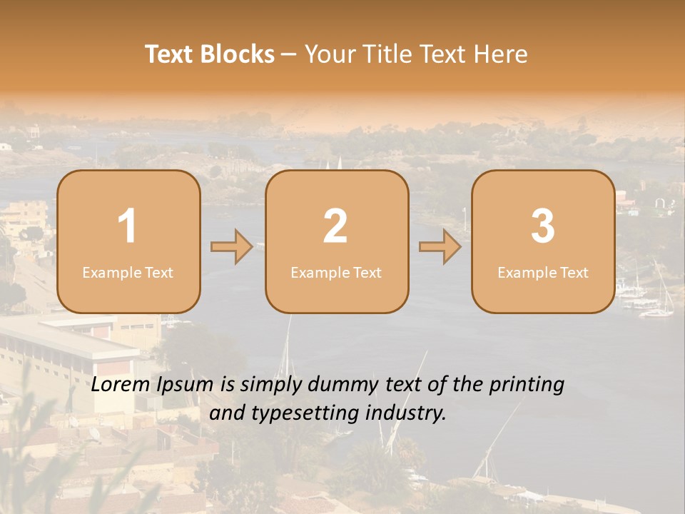 A Large Body Of Water Surrounded By Mountains PowerPoint Template