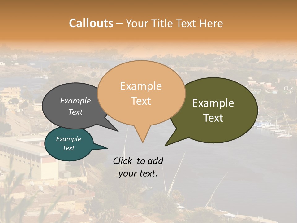 A Large Body Of Water Surrounded By Mountains PowerPoint Template