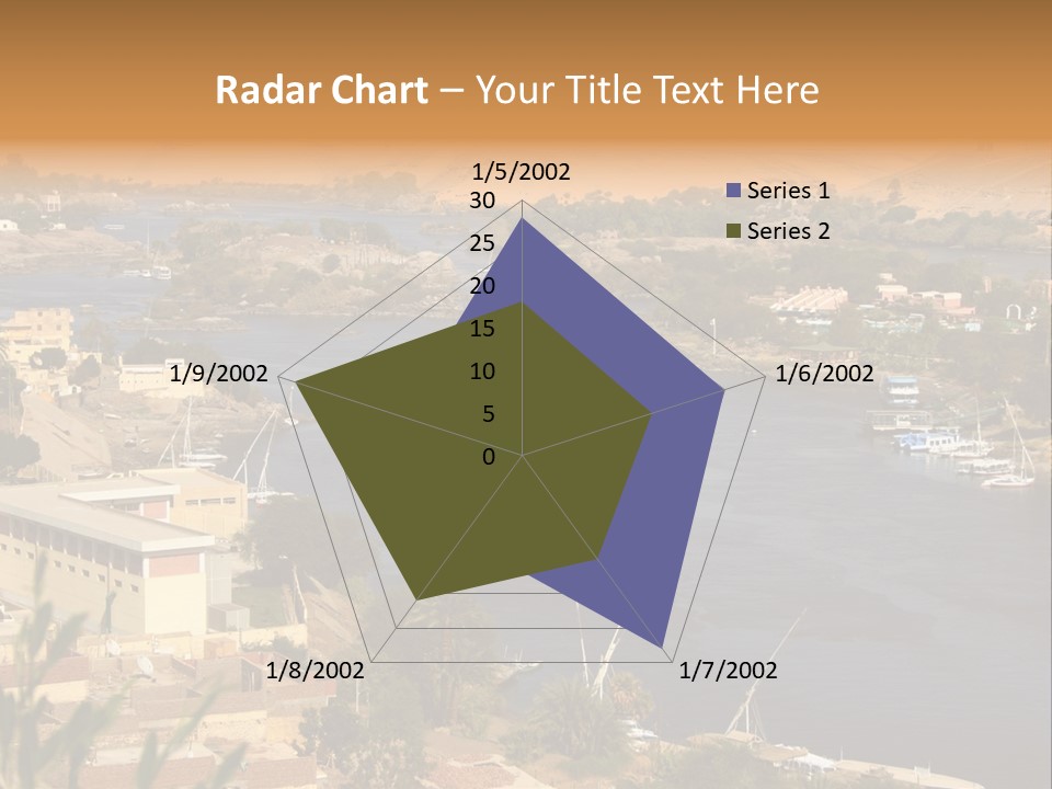 A Large Body Of Water Surrounded By Mountains PowerPoint Template