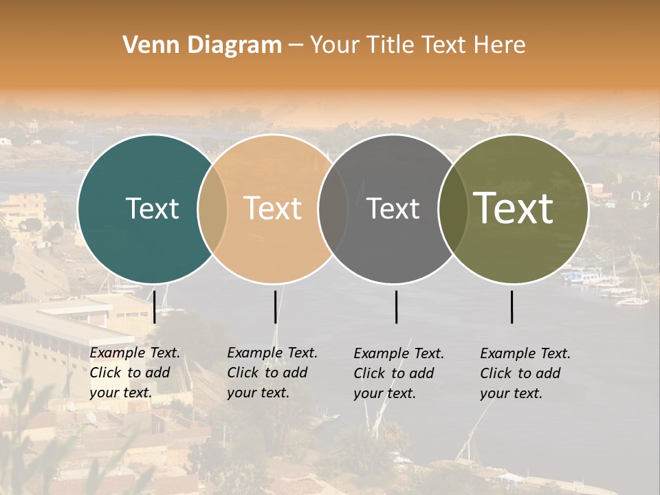 A Large Body Of Water Surrounded By Mountains PowerPoint Template