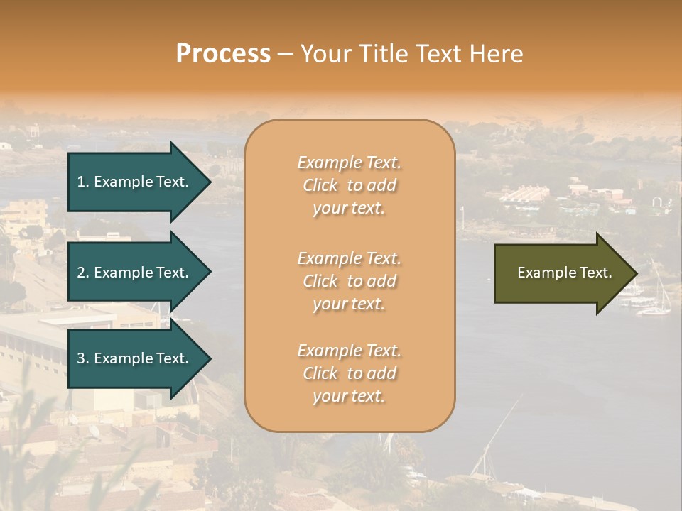 A Large Body Of Water Surrounded By Mountains PowerPoint Template