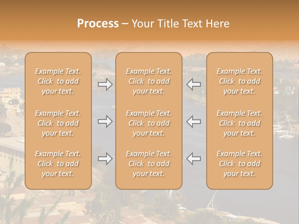 A Large Body Of Water Surrounded By Mountains PowerPoint Template