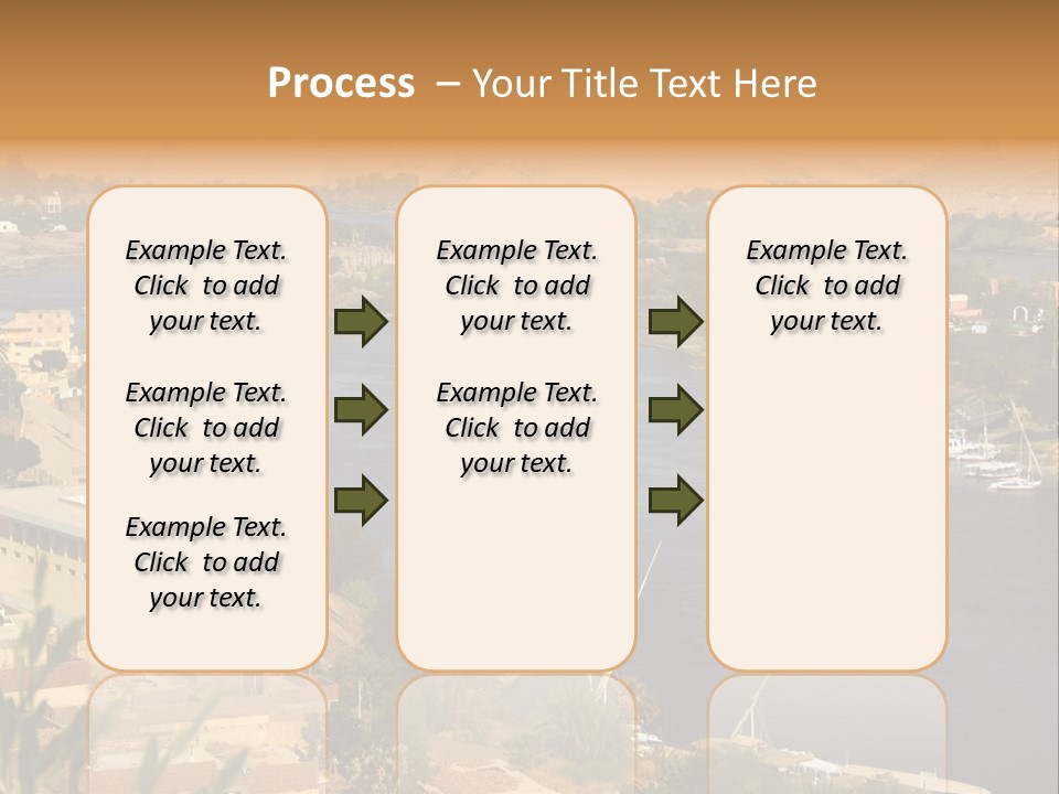A Large Body Of Water Surrounded By Mountains PowerPoint Template