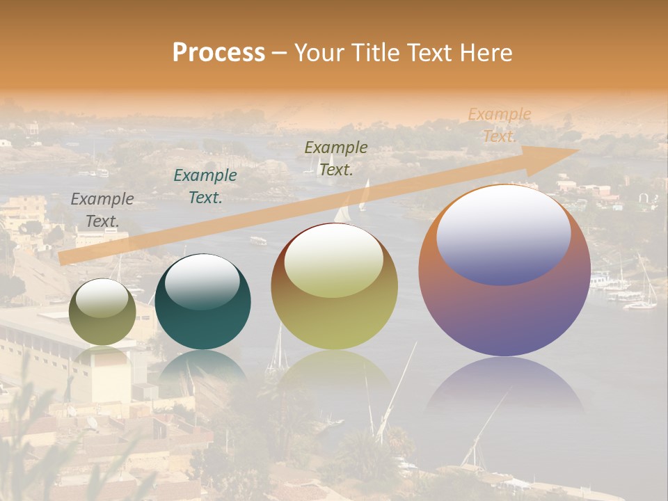 A Large Body Of Water Surrounded By Mountains PowerPoint Template