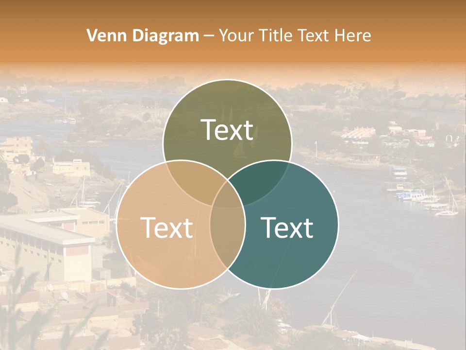 A Large Body Of Water Surrounded By Mountains PowerPoint Template