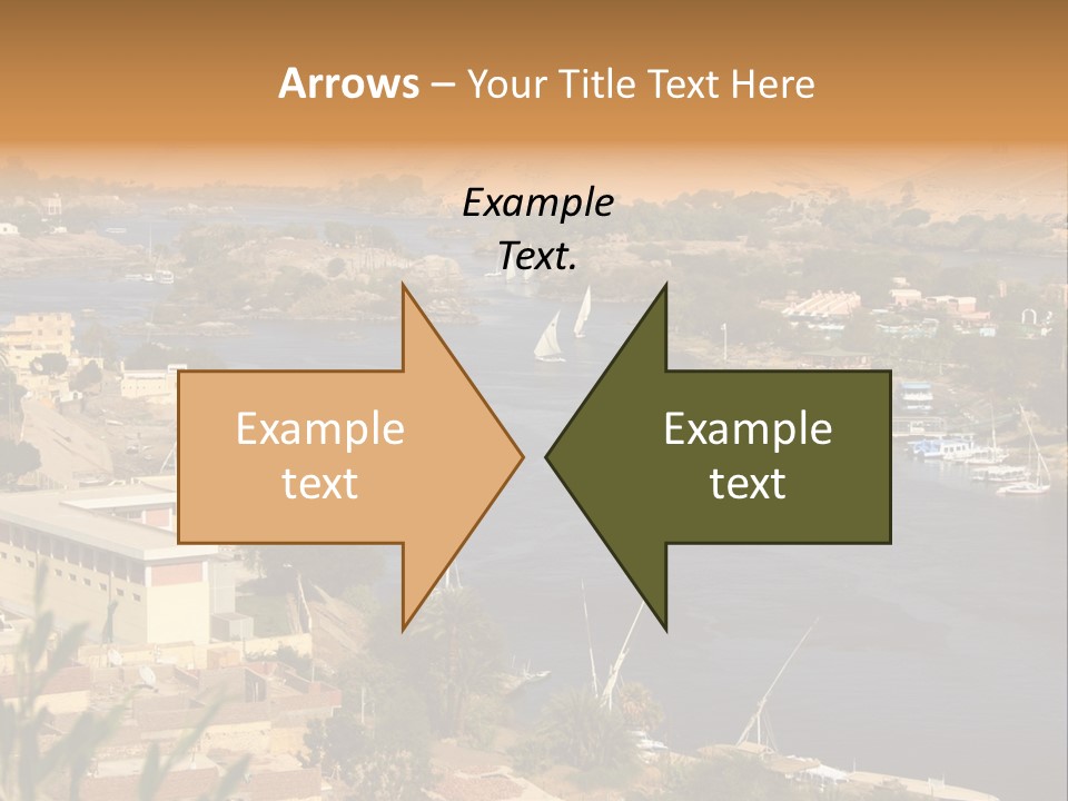 A Large Body Of Water Surrounded By Mountains PowerPoint Template