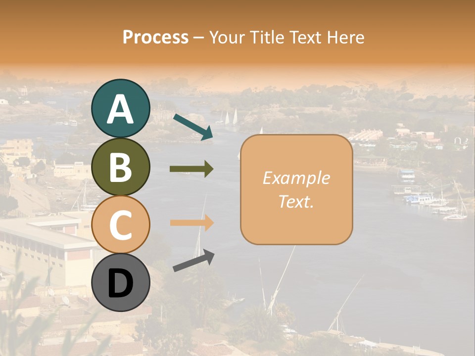 A Large Body Of Water Surrounded By Mountains PowerPoint Template
