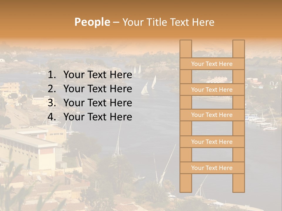 A Large Body Of Water Surrounded By Mountains PowerPoint Template