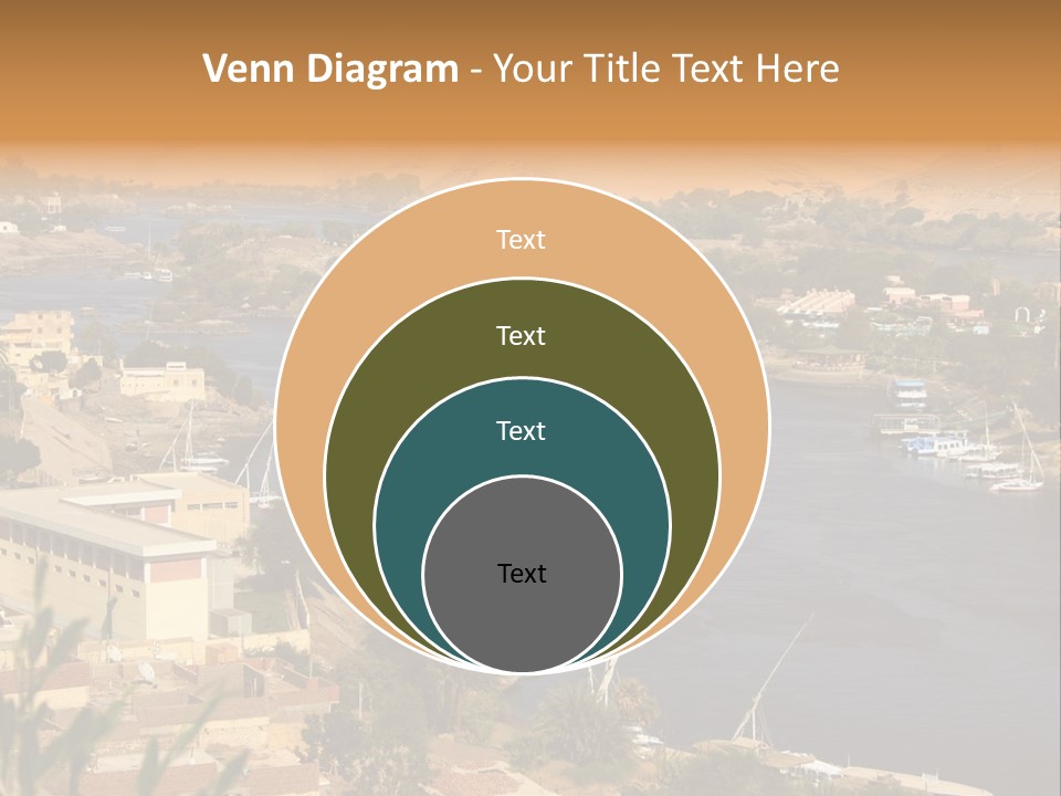 A Large Body Of Water Surrounded By Mountains PowerPoint Template
