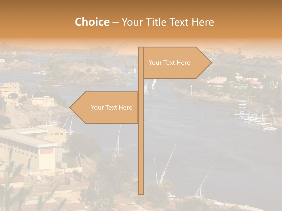 A Large Body Of Water Surrounded By Mountains PowerPoint Template