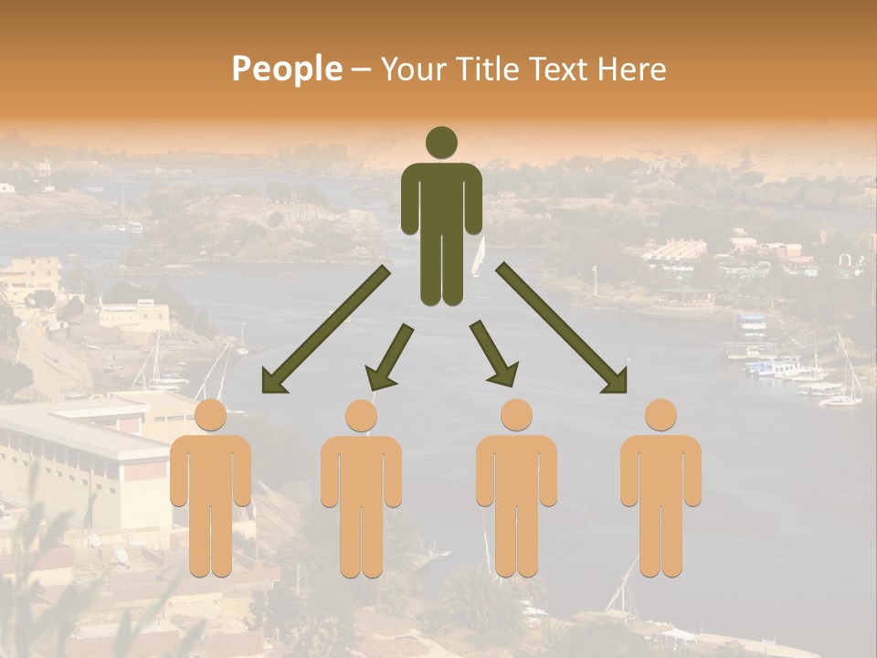 A Large Body Of Water Surrounded By Mountains PowerPoint Template