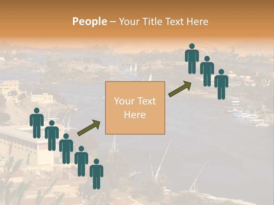 A Large Body Of Water Surrounded By Mountains PowerPoint Template