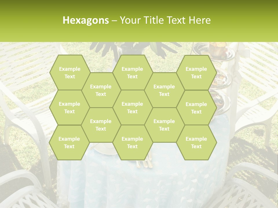 A Table Topped With Plates Of Food And Cups Of Coffee PowerPoint Template