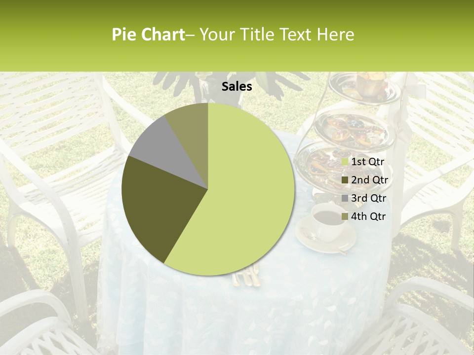 A Table Topped With Plates Of Food And Cups Of Coffee PowerPoint Template