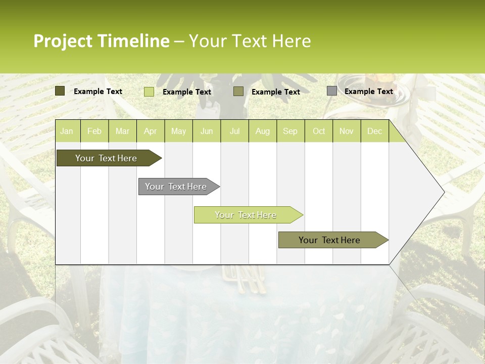 A Table Topped With Plates Of Food And Cups Of Coffee PowerPoint Template