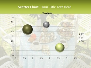 A Table Topped With Plates Of Food And Cups Of Coffee PowerPoint Template